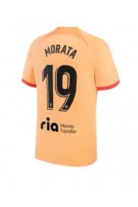 Atletico Madrid Alvaro Morata #19 Voetbaltruitje 3e tenue 2022-23 Korte Mouw